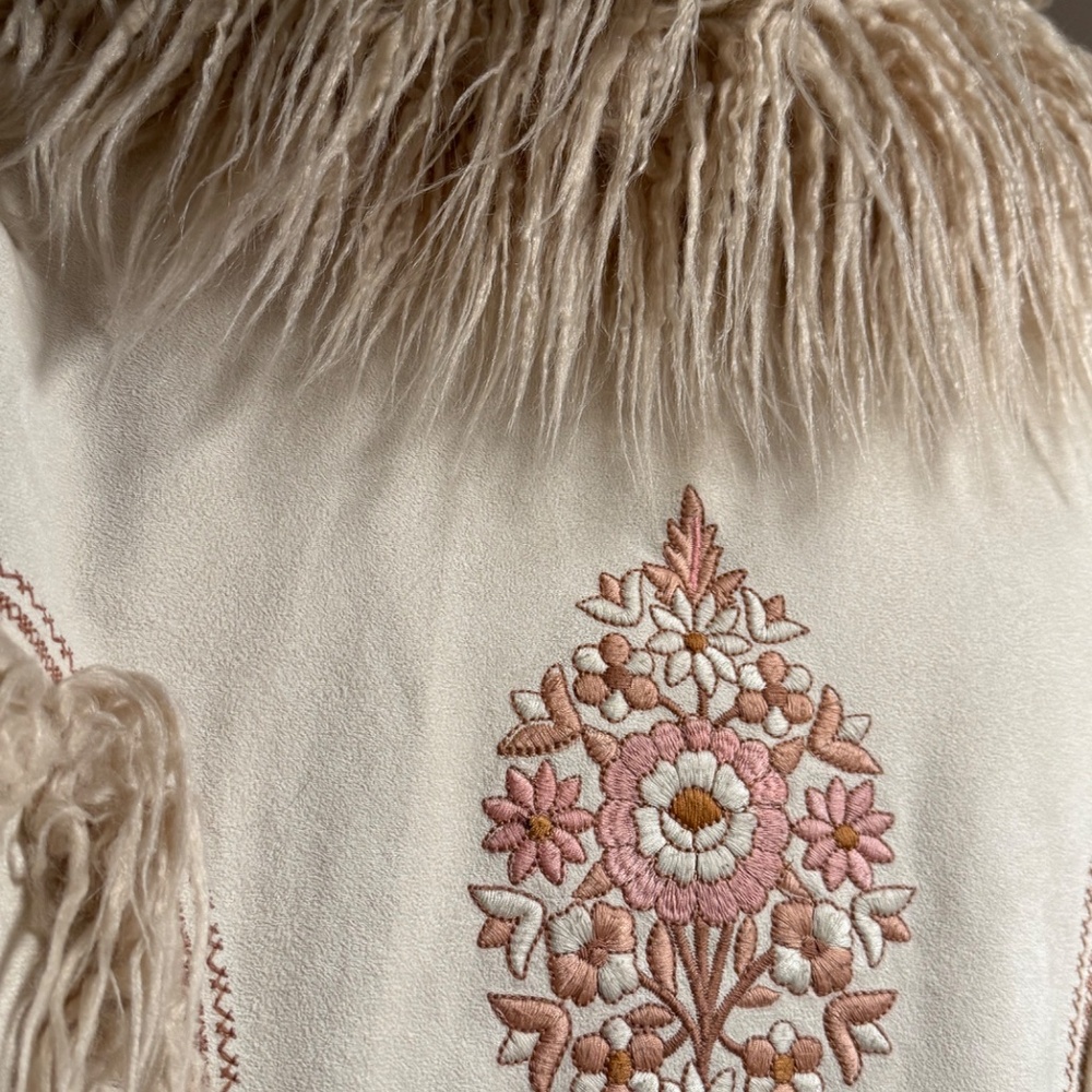 Spell & The Gypsy Collective Joplin Shearling / Penny Lane Jacket S/M - Picture 10 of 13